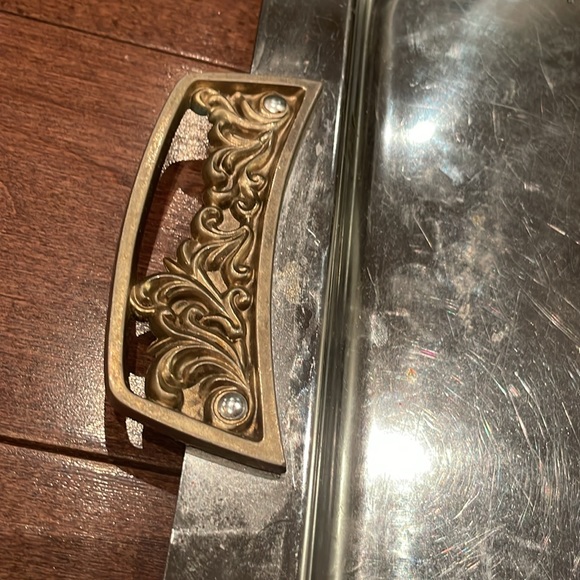 Decorative silver tray - Picture 2 of 3